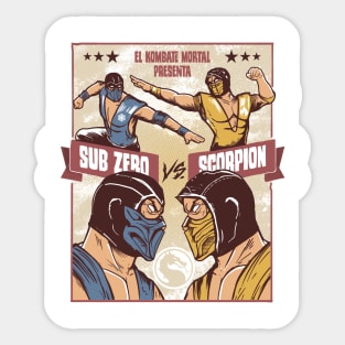 El Kombat Mortal Sticker